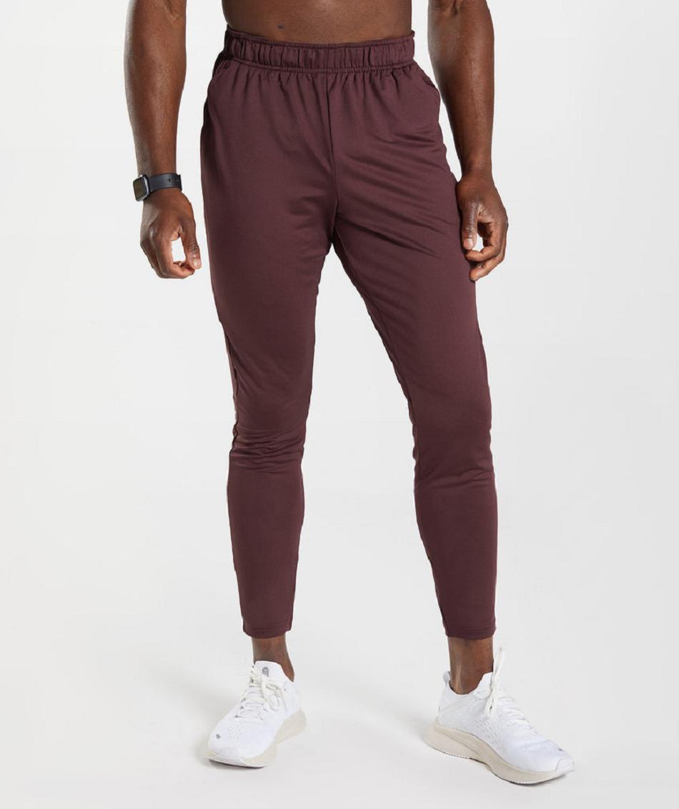 Pantalones Jogger Gymshark Deporte Hombre Burdeos | CO 3743DFM